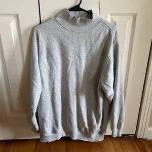 Oversized aerie mock neck sweater, lightly worn
